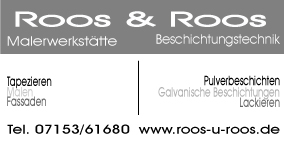 ROOS & ROOS - Malerwerkstätte & Beschichtungstechnik